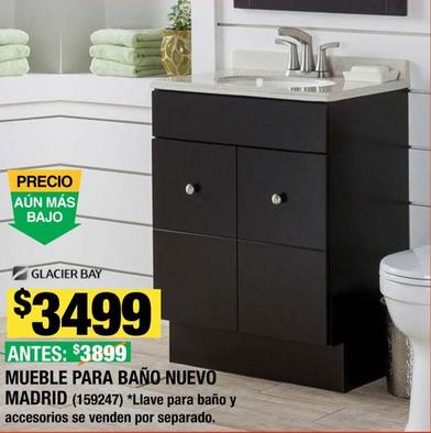 Oferta de Glacier Bay - Mueble Para Baño Nuevo Madrid por $3499 en The Home Depot