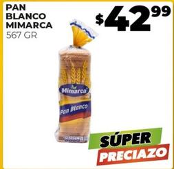 Oferta de Mimarca - Pan Blanco por $42.99 en Merco