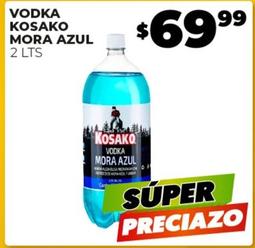 Oferta de Kosako - Vodka Mora Azul por $69.99 en Merco