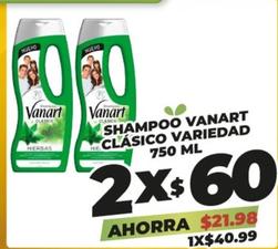 Oferta de Vanart - Shampoo Clásico por $40.99 en Merco
