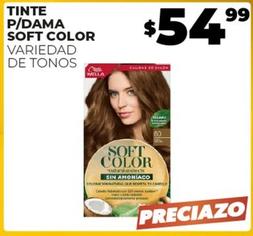 Oferta de Soft Color - Tinte P/Dama  por $54.99 en Merco