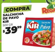 Oferta de Kir - Salchicha De Pavo por $39.99 en Merco