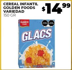 Oferta de Golden Foods - Cereal Infantil por $14.99 en Merco