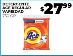 Oferta de Ace - Detergente Regular por $27.99 en Merco