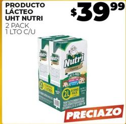 Oferta de Nutri - Producto Lácteo UHT por $39.99 en Merco