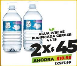 Oferta de Gerber - Agua P/Bebé Purificada por $27.99 en Merco