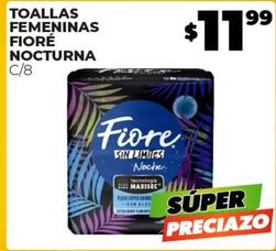 Oferta de Fiore - Toallas Femeninas Fioré Nocturna por $11.99 en Merco