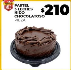 Oferta de Nido - Pastel 3 Leches Chocolatoso por $210 en Merco