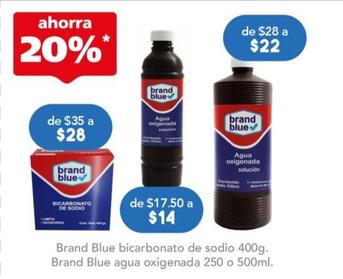 Oferta de Brand Blue - Agua Oxigenada 250 Ml por $14 en Farmacia San Pablo