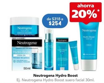 Oferta de Neutrogena - Hydro Boost por $254 en Farmacia San Pablo