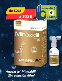 Oferta de Anacastel - Minoxidil 2% Solucion por $238 en Farmacia San Pablo