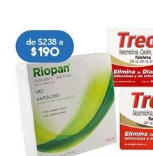Oferta de Riopan - Gel 80Gr/10Mg 20 Sobres por $190 en Farmacia San Pablo