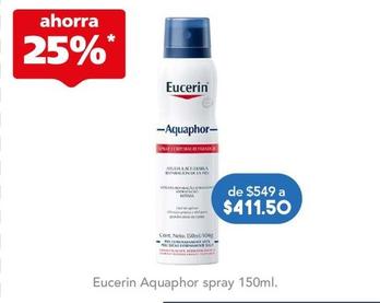 Oferta de Eucerin Aquaphor Spray 150Ml por $411.5 en Farmacia San Pablo