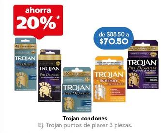 Oferta de Trojan - Condones  por $70.5 en Farmacia San Pablo