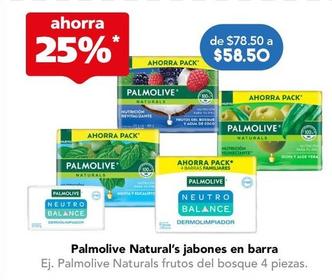 Oferta de Palmolive - Natural's Jabones En Barra  por $58.5 en Farmacia San Pablo