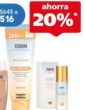 Oferta de Isdin - Gel Cream FPS 50+250Ml por $516 en Farmacia San Pablo