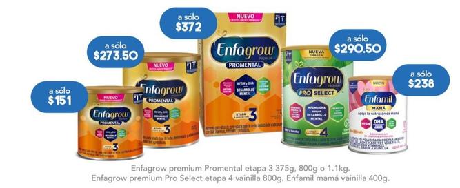 Oferta de Enfagrow - Premium 3 Lat C/375Gr por $151 en Farmacia San Pablo