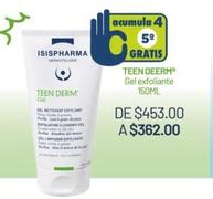 Oferta de Isispharma - Teen Derm Gel Exfoliante 150Ml por $362 en Farmacia San Pablo