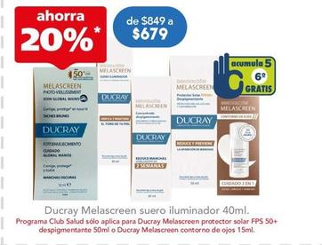 Oferta de Ducray - Melascreen Suero Iluminador 40Ml por $679 en Farmacia San Pablo