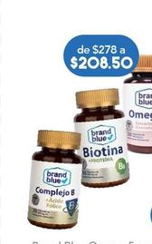 Oferta de Brand Blue - Omega 5 Con Granada 30 Capsulas por $208.5 en Farmacia San Pablo