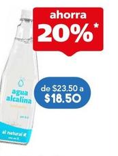 Oferta de Al Natural - Agua Alcalina 1 Litro por $18.5 en Farmacia San Pablo
