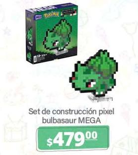 Oferta de Mega - Set De Construcción Pixel Bulbasaur  por $479 en La Comer