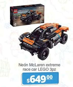 Oferta de Lego - Neón Mclaren Extreme Race Car por $649 en La Comer
