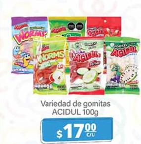 Oferta de Acidul - Variedad De Gomitas por $17 en La Comer