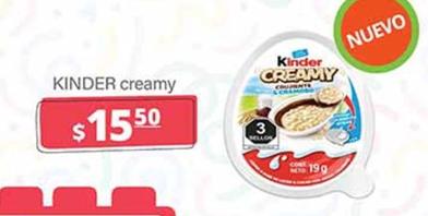 Oferta de Kinder - Creamy por $15.5 en La Comer