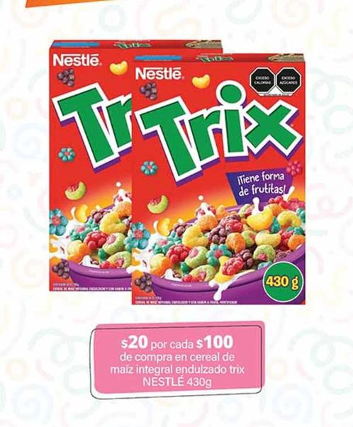 Oferta de Nestlé - De Compra En Cereal De Maíz Integral Endulzado Trix en La Comer