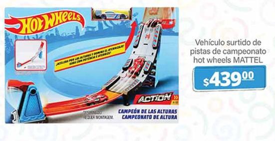 Oferta de Mattel - Vehículo Surtido De Pistas De Campeonato Hot Wheels por $439 en La Comer
