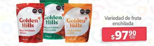 Oferta de Golden Hills - Variedad De Fruta Enchilada por $97.9 en La Comer