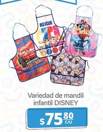 Oferta de Disney - Variedad De Mandil Infantil por $75.8 en La Comer