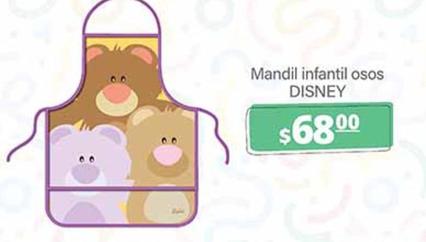 Oferta de Disney - Mandil Infantil Osos por $68 en La Comer
