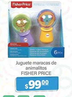Oferta de Fisher Price - Juguete Maracas De Animalitos por $99 en La Comer