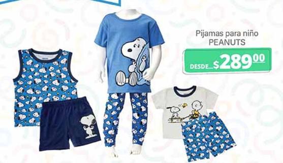 Oferta de Peanuts - Pijamas Para Niño  por $289 en La Comer