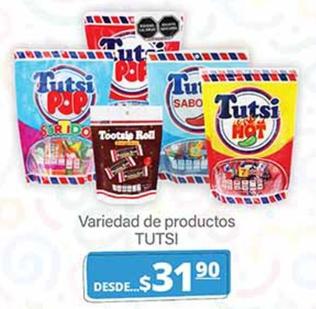 Oferta de Tutsi - Variedad De Productos por $31.9 en La Comer