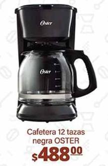 Oferta de Oster - Cafetera 12 Tazas Negra por $488 en La Comer