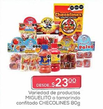 Oferta de Miguelito - Variedad De Productos O Checolines - Tamarindo Confitado  por $23 en Fresko