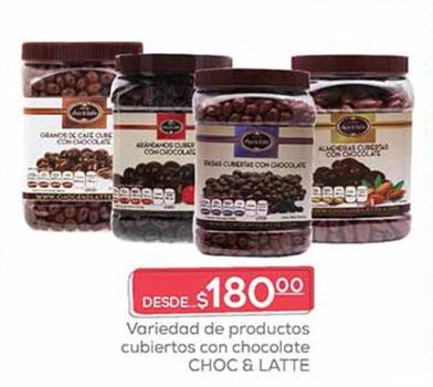Oferta de Choc&Latte - Variedad De Productos Cubiertos Con Chocolate por $180 en Fresko