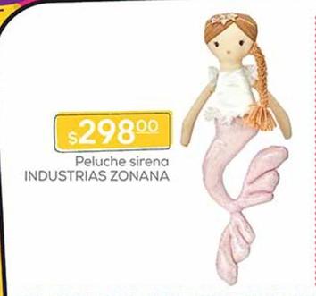 Oferta de Industrias Zonana - Peluche Sirena  por $298 en Fresko