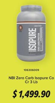 Oferta de Isopure - Zero Carb Proteína Cookies & Cream 3 Libras por $1499.9 en GNC