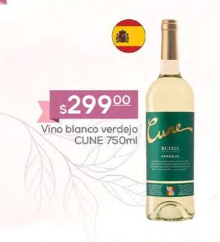 Oferta de Cune - Vino Blanco Verdejo por $299 en Fresko