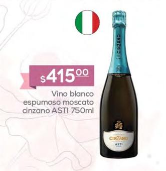 Oferta de Asti - Vino Blanco Espumoso Moscato Cinzano por $415 en Fresko