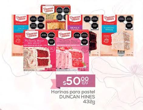 Oferta de Duncan Hines - Harinas Para Pastel  por $50 en Fresko