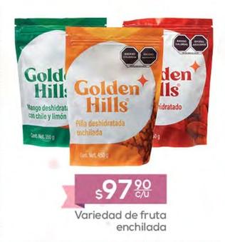 Oferta de Golden Hills - Variedad De Fruta Enchilada por $97.9 en Fresko
