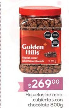 Oferta de Golden Hills - Hojuelas De Maiz Cubiertas Con Chocolate por $269 en Fresko