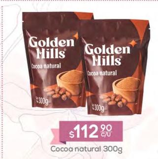 Oferta de Golden Hills - Cocoa Natural por $112.9 en Fresko