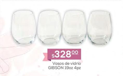 Oferta de Gibson - Vasos De Vidrio por $328 en Fresko