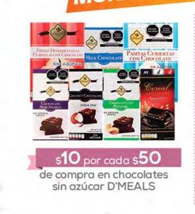 Oferta de D'Meals - De Compra En Chocolates Sin Azúcar  en Fresko
